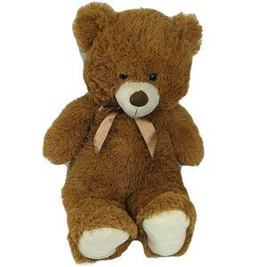 Best Made Toys Brown Bear Plush Stuffed Animal With Bowtie 23 inch Cuddle Soft
